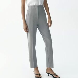 🆕 Zara High Waisted Trousers in Gray